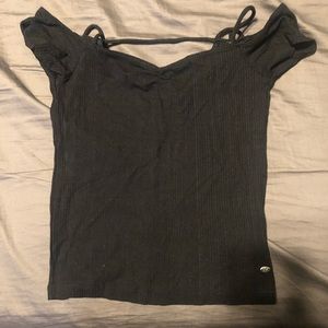 American eagle off the shoulder crop top